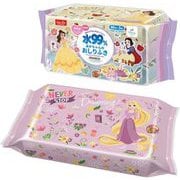 E01368 [ディズニー 純水99％ おしりふき 80枚入×3個 （ディズニープリンセス） 弱酸性 日本製 無添加]