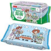 E01375 [ディズニー 除菌 ウエットシート アルコール不使用 60枚入×3個 （トイ・ストーリー） 弱酸性 日本製 無添加]