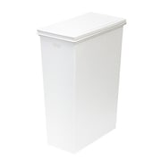 ELP-SP45PUSH [スリム ゴミ箱 45L フタ付き ワンタッチ開閉 大容量 ホワイト PROPRETE×e-LABO]