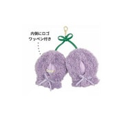 250148-19 さくらんぼ ぬいポンチョ パープル