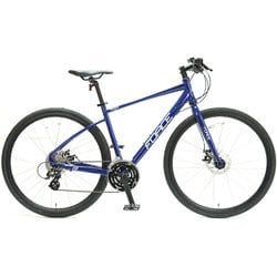 クロスバイク Moravia 100D LTD Discブレーキ スタンド付き 700×32C 500mm 24段変速 Blue 9117