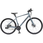 クロスバイク Moravia 100D LTD Discブレーキ スタンド付き 700×32C 500mm 24段変速 Grey 9118