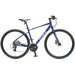 クロスバイク Moravia 100D LTD Discブレーキ スタンド付き 700×32C 465mm 24段変速 Blue 9121