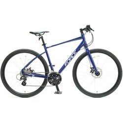 クロスバイク Moravia 100D LTD Discブレーキ スタンド付き 700×32C 430mm 24段変速 Blue 9125