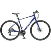 クロスバイク Moravia 100D LTD Discブレーキ スタンド付き 700×32C 430mm 24段変速 Blue 9125