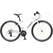クロスバイク Moravia 100V LTD Vブレーキ スタンド付き 700×32C 500mm 24段変速 White 9111