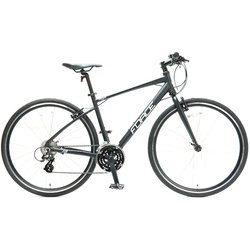 クロスバイク Moravia 100V LTD Vブレーキ スタンド付き 700×32C 430mm 24段変速 Black 9114