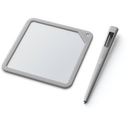 書いて消せる磁性メモパッド Kaiteメモ 90×90mmサイズ グレー KM-0909A-GY
