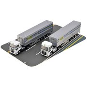 333623 Nスケール 塗装済みストラクチャー トレーラーコレクション NX 日本通運 ウィングトレーラー 2台セット [鉄道模型用品]