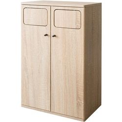 木製ダブルダストボックス W50×D30×H80cm DB-802RNT