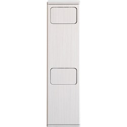 木製2段プッシュダストボックス W25×D30×H96cm BD-960RWH