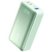 Anker Power Bank 10000mAh 30W コンパクトモバイルバッテリー ディスプレイ機能搭載 グリーン A1256062