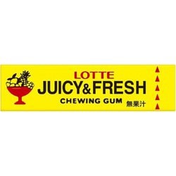 ロッテ ジューシー＆フレッシュガム 9枚