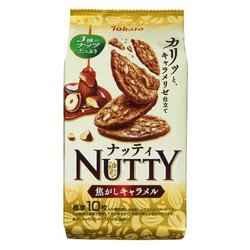 東ハト ナッティ 焦がしキャラメル 40g