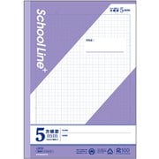 学習ノート スクールラインプラス 5mm方眼罫(バイオレット) LSP5V