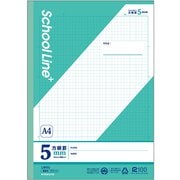学習ノート スクールラインプラス A4方眼罫5mm(グリーン) LAP5G