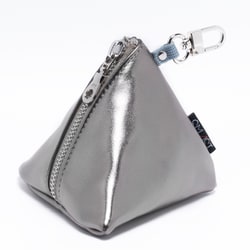SMAST PYRAMID POUCH METALLIC GRAY SMAST-9000-1