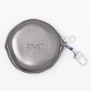 SMAST CIRCLE POUCH METALLIC GRAY SMAST-9001-1