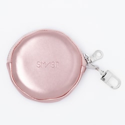 SMAST CIRCLE POUCH METALLIC PINK SMAST-9001-2