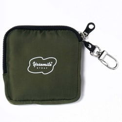 YOSEMITE SQUARE COIN CASE Khaki YSA-7030-2