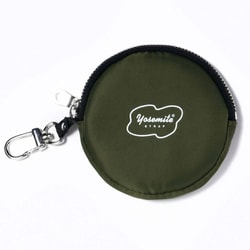 YOSEMITE CIRCLE COIN CASE Khaki YSA-7031-2