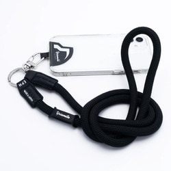 YMS-3000-49 [YOSEMITE MOBILE STRAP LEATHER MAD BLACK]