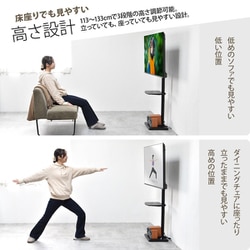 ヨドバシ.com - B.Bファニシング 32～55型対応 棚付きテレビ