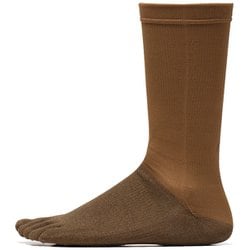 ペーパーファイバー5本指ミッドカットソックス ユニセックス ランニングウェア ソックス ブラウンゴールド（BD） サイズ3（26-28cm） GC25104