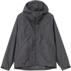 リップストップフーデッドジャケット ユニセックス ウインドブレーカー ブラック（BK） サイズ3 GL15145
