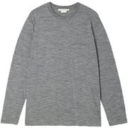 メリノ 150 ロングスリーブ ポケット ティー ユニセックス カットソー グリットストーンヘザー(GR) Mサイズ(日本:Lサイズ) IT62371