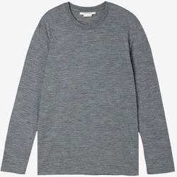 メリノ 150 ロングスリーブ ティー ユニセックス カットソー グリットストーンヘザー（GR） XSサイズ（日本：Sサイズ） IT62370