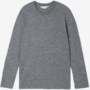 メリノ 150 ロングスリーブ ティー ユニセックス カットソー グリットストーンヘザー(GR) Sサイズ(日本:Mサイズ) IT62370