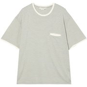 150 メリノ ストライプ ショートスリーブ ティー ユニセックス カットソー (LC) Mサイズ(日本:Lサイズ) IB0A5795