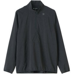 フローティングウィンドシェルハーフジッププルオーバー ユニセックス ウインドブレーカー ブラック（BK） サイズ4 GM15102