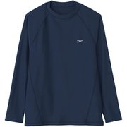ロングスリーブラッシュティー メンズ 水着 ネイビーブルー(NB) Oサイズ SF72302