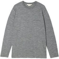 メリノ 150 ロングスリーブ ポケット ティー ユニセックス カットソー グリットストーンヘザー（GR） XSサイズ（日本：Sサイズ） IT62371