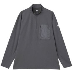 ロングスリーブクイックドライハーフジップ ユニセックス カットソー スカイグレー（SY） XSサイズ HH32542