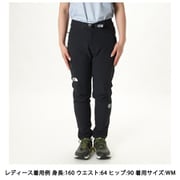 ビッグウォールパンツ レディース ロングパンツ ブラック(K) WLサイズ NB32525