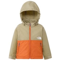 コンパクトジャケット ベビー ウィンドブレーカー クラシックカーキ×アイアンブロンズ（CI） 90サイズ NPB22510