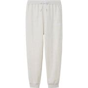 ヘザースウェットパンツ ユニセックス ロングパンツ ホワイトミックスグレー(WX) Lサイズ NB32333