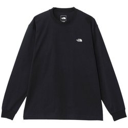 ロングスリーブフラッシュドライヌプシコットンティー メンズ カットソー ブラック（K） Mサイズ NT32535