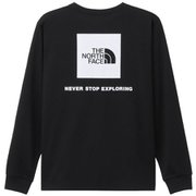 ロングスリーブバックスクエアロゴティー レディース カットソー (K2) Lサイズ NTW32442