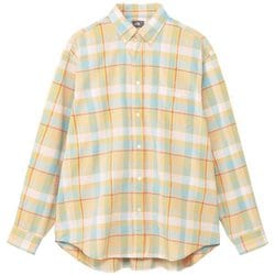 ロングスリーブマドラスシャツ ユニセックス シャツ （WO） Mサイズ NR12431