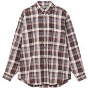 ロングスリーブマドラスシャツ ユニセックス シャツ (BG) Mサイズ NR12431