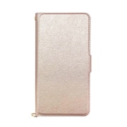 AC-F53E SHY PK [らくらくスマートフォン F-53E専用 シャイニー 手帳型ケース ピンク]