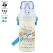 抗菌 直飲プラワンタッチボトル 480ml すみっコぐらし しろくまふるさと PSB5SANAG