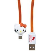 サンリオキャラクターズ USB Type-C 対応 マスコットケーブル 60cm ハローキティ SANG-486KT