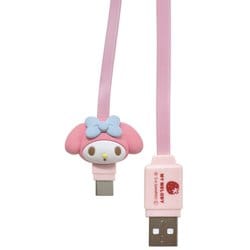サンリオキャラクターズ USB Type-C 対応 マスコットケーブル 60cm マイメロディ SANG-486MM