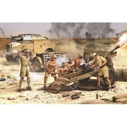DR6450 1/35 WW.II イギリス軍 4輪駆動C8 Mk.II 後期型 野戦砲トラクター＆25ポンド砲 Mk.II リンバー＆砲兵フィギュア6体付属 [組立式プラスチックモデル]