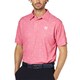 FJ-S25-S06 34688-XL [ゴルフシャツ メンズ スクエアチェックスナップボタン半袖シャツ XLサイズ ピンクレモネード]